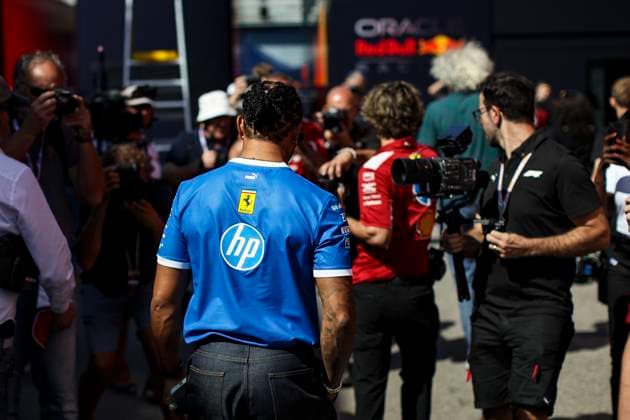 F1 - ITALIAN GRAND PRIX 2025 HAMILTON Lewis (gbr), Scuderia Ferrari SF-25, portrait during the 2025 Formula 1 Pirelli Grand Premio d™Italia, 2025 Italian Grand Prix, 16th round of the 2025 FIA Formula One World Championship, WM, Weltmeisterschaft from September 5 to 7, 2025 on the Autodromo Nazionale Monza, in Monza, Italy - MonzaItaly  Copyright: xXavixBonillax