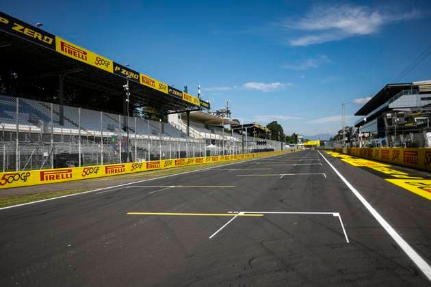 F1 - ITALIAN GRAND PRIX 2025 Monza track, piste, during the 2025 Formula 1 Pirelli Grand Premio d™Italia, 2025 Italian Grand Prix, 16th round of the 2025 FIA Formula One World Championship, WM, Weltmeisterschaft from September 5 to 7, 2025 on the Autodromo Nazionale Monza, in Monza, Italy - MonzaItaly  Copyright: xXavixBonillax
