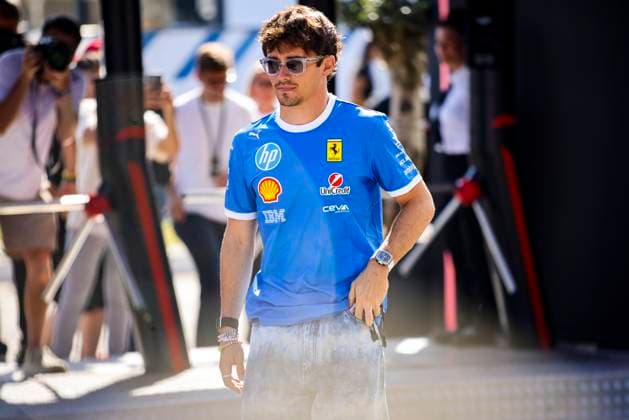 F1 - ITALIAN GRAND PRIX 2025 LECLERC Charles (mco), Scuderia Ferrari SF-25, portrait during the 2025 Formula 1 Pirelli Grand Premio d™Italia, 2025 Italian Grand Prix, 16th round of the 2025 FIA Formula One World Championship, WM, Weltmeisterschaft from September 5 to 7, 2025 on the Autodromo Nazionale Monza, in Monza, Italy - MonzaItaly  Copyright: xXavixBonillax