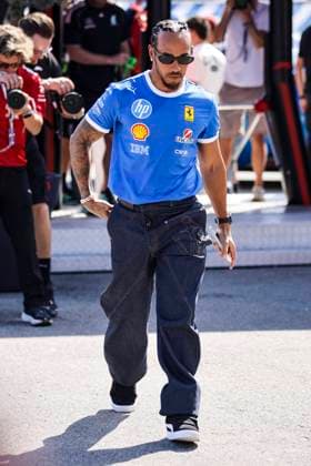 F1 - ITALIAN GRAND PRIX 2025 HAMILTON Lewis (gbr), Scuderia Ferrari SF-25, portrait during the 2025 Formula 1 Pirelli Grand Premio d™Italia, 2025 Italian Grand Prix, 16th round of the 2025 FIA Formula One World Championship, WM, Weltmeisterschaft from September 5 to 7, 2025 on the Autodromo Nazionale Monza, in Monza, Italy - MonzaItaly  Copyright: xXavixBonillax