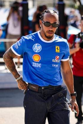 F1 - ITALIAN GRAND PRIX 2025 HAMILTON Lewis (gbr), Scuderia Ferrari SF-25, portrait during the 2025 Formula 1 Pirelli Grand Premio d™Italia, 2025 Italian Grand Prix, 16th round of the 2025 FIA Formula One World Championship, WM, Weltmeisterschaft from September 5 to 7, 2025 on the Autodromo Nazionale Monza, in Monza, Italy - MonzaItaly  Copyright: xXavixBonillax