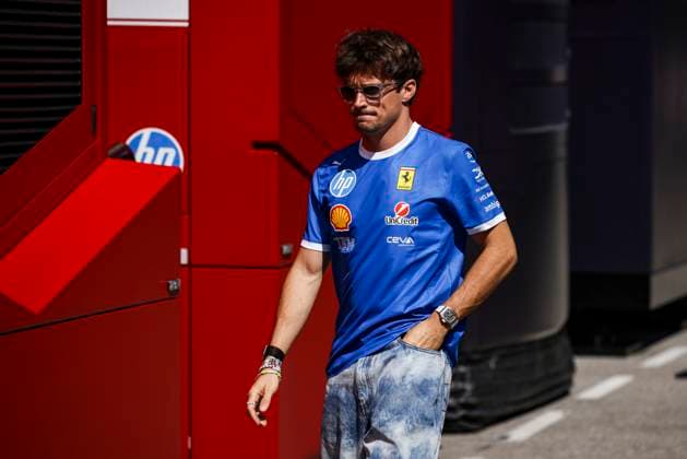 F1 - ITALIAN GRAND PRIX 2025 LECLERC Charles (mco), Scuderia Ferrari SF-25, portrait during the 2025 Formula 1 Pirelli Grand Premio d™Italia, 2025 Italian Grand Prix, 16th round of the 2025 FIA Formula One World Championship, WM, Weltmeisterschaft from September 5 to 7, 2025 on the Autodromo Nazionale Monza, in Monza, Italy - MonzaItaly  Copyright: xXavixBonillax