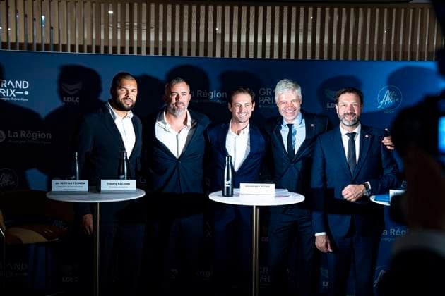 Tennis, ATP Tournament in Lyon, Press event