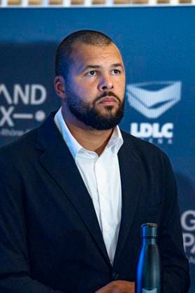 TENNIS : Annonce Grand Prix AT250 Lyon Auvergne Rhone Alpes - Decines - 04 09 2025 Jo Wilfried Tsonga, PrÃ sident de Pampelonne Organisation lors de l™annonce du grand prix de tennis ATP, Tennis Herren 250 Auvergne RhÃ ne Alpes du 18 au 25 octobre 2026 Ã la LDLC Arena, Ã DÃ cines le 04 09.2025. Photo Sandrine Thesillat PsNews Decines  Copyright: xSandrinexThesillatx
