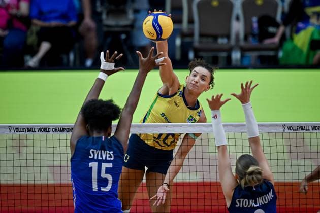 Volleyball, Women, World Championship, Brazil - France