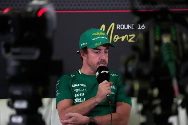 FORMULA 1 PIRELLI GRAN PREMIO D™ITALIA 2025 04 09 2025, Autodromo Nazionale Monza, Monza, FORMULA 1 PIRELLI GRAN PREMIO D™ITALIA 2025 , pictured Fernando Alonso ESP , Aston Martin Aramco Cognizant Formula One Team nordphotoxGmbHx xBratic nph00250