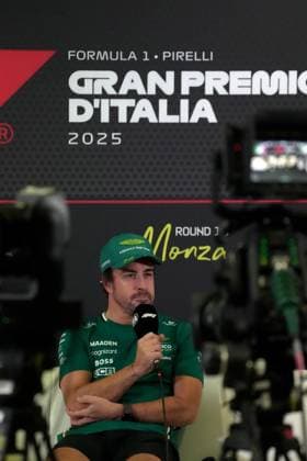 FORMULA 1 PIRELLI GRAN PREMIO D™ITALIA 2025 04 09 2025, Autodromo Nazionale Monza, Monza, FORMULA 1 PIRELLI GRAN PREMIO D™ITALIA 2025 , pictured Fernando Alonso ESP , Aston Martin Aramco Cognizant Formula One Team nordphotoxGmbHx xBratic nph00250