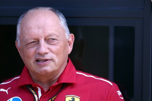 F1 Grand Prix of Italy Frederic Vasseur, team principal of Scuderia Ferrari looks on in the Paddock during previews ahead of the F1 Grand Prix of Italy at Autodromo Nazionale on September 4, 2025 in Monza, Italy. Monza Autodromo Nazionale Italy Copyright: xMarcoxCanonierox