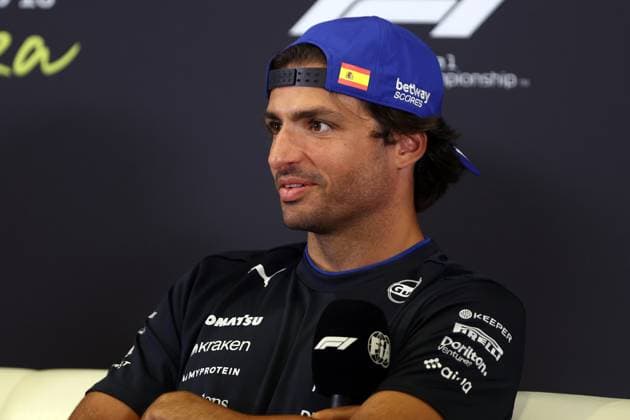 F1 Grand Prix of Italy Carlos Sainz of Williams Racing during press conference, PK, Pressekonferenz ahead previews ahead of the F1 Grand Prix of Italy at Autodromo Nazionale on September 4, 2025 in Monza, Italy. Monza Autodromo Nazionale Italy Copyright: xMarcoxCanonierox