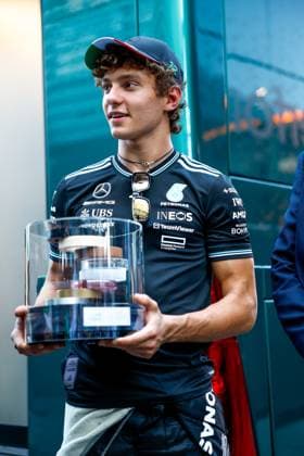 12 Andrea Kimi Antonelli ITA, Mercedes AMG Petronas F1 Team , F1 Grand Prix of Italy at Autodromo Nazionale Monza on September 4, 2025 in Monza, Italy Photo by HOCH ZWEI Monza Italy