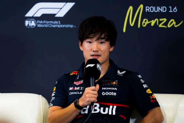 Formula 1 Pirelli Gran Premio d’Italia 2025 Dan Schiumarini OVERTAKE MAXPPP - Monza 04 09 2025 22 TSUNODA Yuki (jpn), Red Bull Racing, portrait conference de presse, press conference, PK, Pressekonferenz at the Formula 1 Pirelli Gran Premio d’Italia 2025, the 16th round of the 2025 FIA Formula 1 World Championship, WM, Weltmeisterschaft at Autodromo Nazionale Monza in Monza, Italy, from 04 to 07 September 2025 Monza Italy Copyright: xOVERTAKE MAXPPPxDanxSchiumarinix OVT202509048021 OVT202509048021