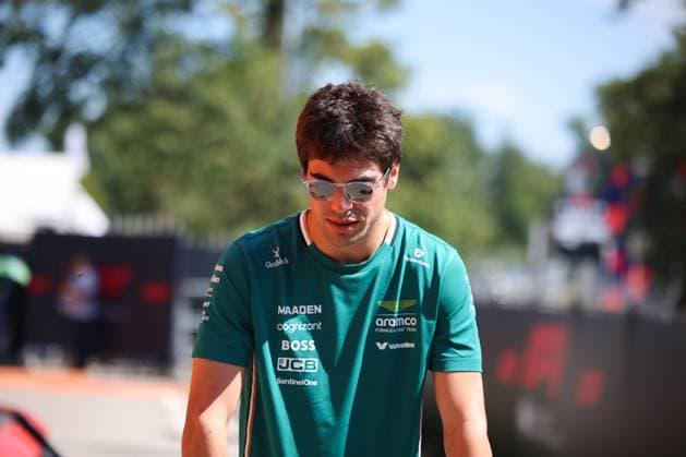 Lance Stroll Aston Martin Aramco Formula One Team, 18 ,ITA, Formula 1 World Championship, Italian Grand Prix, Monza, Autodromo Nazionale Monza, Media Day, 04 09 2025 ITA, Formula 1 World Championship, Italian Grand Prix, Monza, Autodromo Monza, Media Day, 04 09 2025 Monza Copyright: xEibner-Pressefoto AnnikaxGrafx EP_AGF