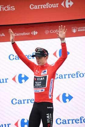 04-09-2025 Vuelta A Espana; Tappa 12 Laredo - Los Corrales De Buelna; 2025, Visma - Lease A Bike; Vingegaard, Jonas; Los Corrales De Buelna; 