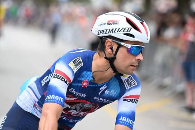 04-09-2025 Vuelta A Espana; Tappa 12 Laredo - Los Corrales De Buelna; 2025, Soudal - Quick Step; Landa Meana, Mikel; Laredo; 