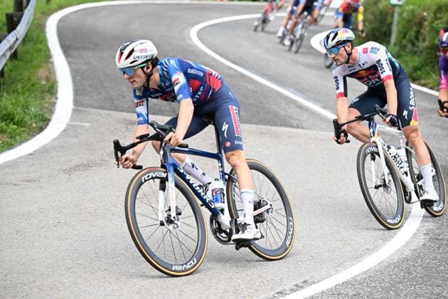 04-09-2025 Vuelta A Espana; Tappa 12 Laredo - Los Corrales De Buelna; 2025, Soudal - Quick Step; Garofoli, Gianmarco; Puerto De Alisas; 