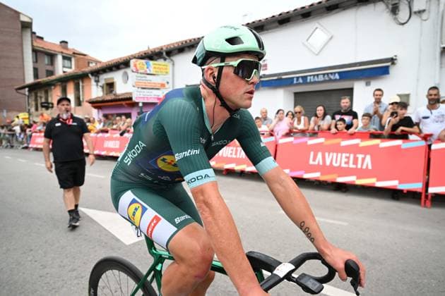 04-09-2025 Vuelta A Espana; Tappa 12 Laredo - Los Corrales De Buelna; 2025, Lidl - Trek; Pedersen, Mads; Los Corrales De Buelna; 
