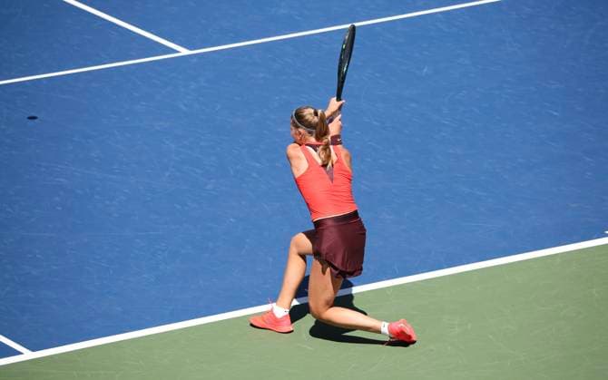 Us open tennis 2025. (spo) julia stusek vs hannah klugman tennis, grand slam, us open, girls, quarterfinals. September 4, 2025, new york, usa : hannah klugman (in red) defeats julia stusek (in black,) 6-3; 6-2 in the us open, girls, quarterfinals at louis armstrong stadium and classifies for the semi finals of the 145th us open, which is one of four annual grand slam tennis tournaments, held in late august and early september on hard courts at the usta billie jean king national tennis center in flushing meadows, queens, new york. The tournament features men s, women s, and mixed singles and doubles championships, plus wheelchair events. It is run by the united states tennis association (usta) and is the final major tournament of the year. This 2025 tournament is celebrating the 75th anniversary of althea gibson breaking the color barrier, which is being honored with a special theme and artwork for the event. Credit: niyi fote thenews2 (Foto: Niyi Fote Thenews2 imago images) SPO Copyright: xNiyixFotex