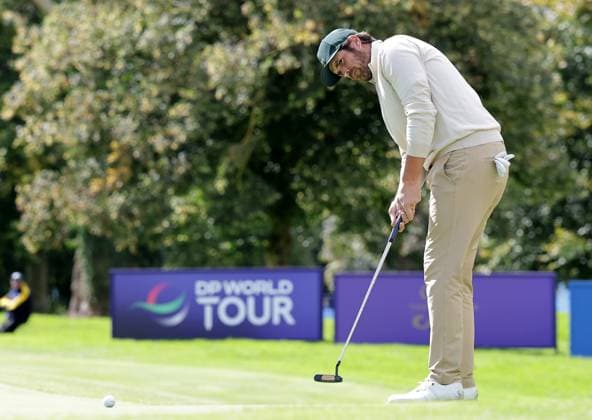 2025 Amgen Irish Open, The K Club, Kildare 4 9 2025 Nacho Elvira on the 9th Nacho Elvira 4 9 2025  Copyright: x INPHO BryanxKeanex BK1_5391
