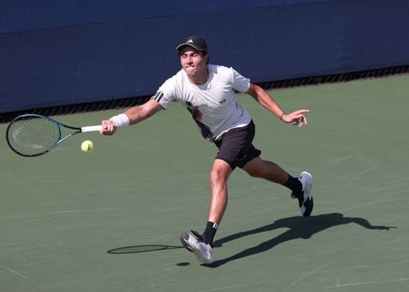 Ivan Ivanov BUL , Boys Singles, Boys Singles, US Open Championships 2023, USTA Billie Jean King National Tennis Center, Flushing Meadows, New York, USA Copyright: xJuergenxHasenkopfx