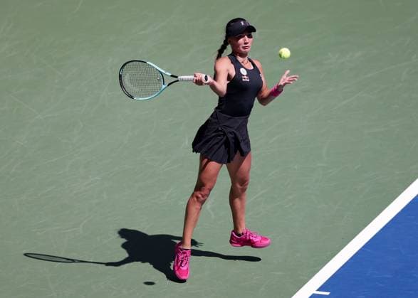 Julia Stusek GER , Girls Singles, Girls Singles, US Open Championships 2023, USTA Billie Jean King National Tennis Center, Flushing Meadows, New York, USA Copyright: xJuergenxHasenkopfx