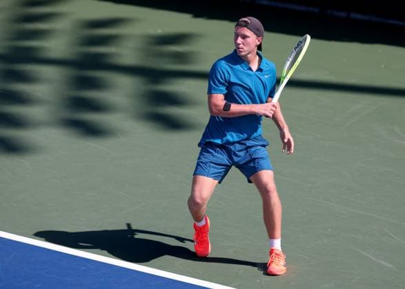 Max Schoenhaus GER , Boys Singles, Boys Singles, US Open Championships 2023, USTA Billie Jean King National Tennis Center, Flushing Meadows, New York, USA Copyright: xJuergenxHasenkopfx
