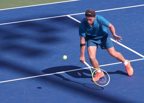 Max Schoenhaus GER , Boys Singles, Boys Singles, US Open Championships 2023, USTA Billie Jean King National Tennis Center, Flushing Meadows, New York, USA Copyright: xJuergenxHasenkopfx