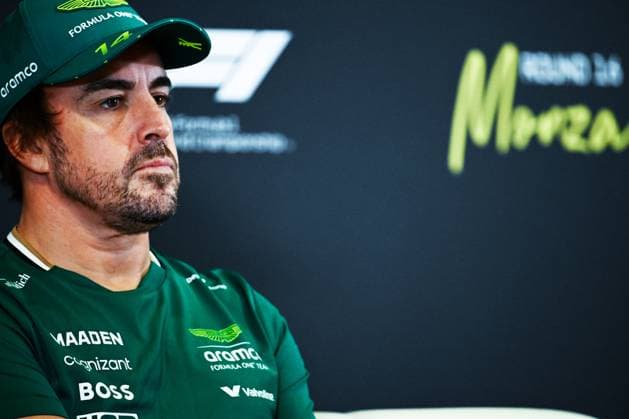 September 4, 2025, Piombino, Piombino, Italy: 14 Fernando Alonso Of The Team Aston Martin Aramco Formula One Team, Aston Martin AMR25 press conference, PK, Pressekonferenz In Monza ,During Fia Formula One World Championship, WM, Weltmeisterschaft Formula 1 Pirelli Gran Premio d Italia 2025, 04 September, In Monza,Italy Piombino Italy - ZUMAb336 20250904_zsp_b336_009 Copyright: xLucaxBarsalix