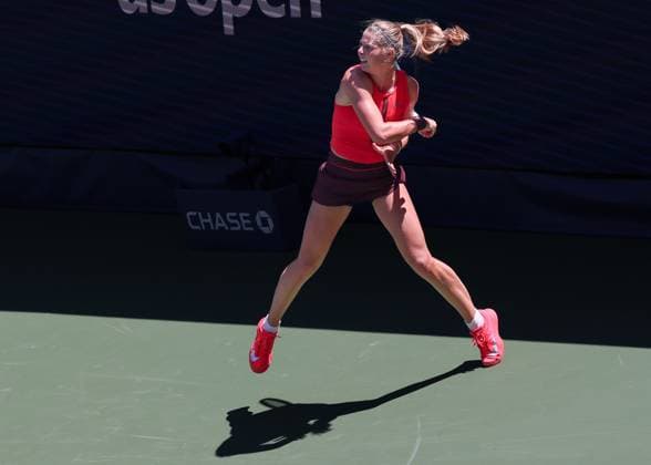 Hannah Klugman GBR , Girls Singles, Girls Singles, US Open Championships 2023, USTA Billie Jean King National Tennis Center, Flushing Meadows, New York, USA Copyright: xJuergenxHasenkopfx