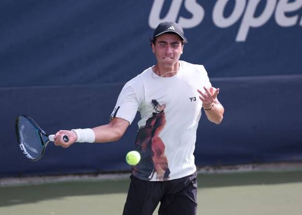 Ivan Ivanov BUL , Boys Singles, Boys Singles, US Open Championships 2023, USTA Billie Jean King National Tennis Center, Flushing Meadows, New York, USA Copyright: xJuergenxHasenkopfx