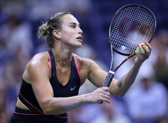 Aryna Sabalenka of Belarus in action 2025 US Open, Day Twelve, USTA Billie Jean King National Tennis Center, New York, USA - 04 Sept 2025New York USTA Billie Jean King National T New York (NY) United States of America  Copyright: xEllaxLing Shutterstockx 15467789bw