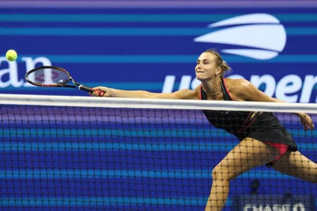 September 4, 2025, New York City, New York, United States: ARYNA SABALENKA during the match against J. Pegula of USA in the semifinals of US Open 2025 at the USTA Billie Jean King National Tennis Center. Queens, New York City. New York City United States - ZUMAc278 20250904_zsp_c278_017 Copyright: xMarcinxCholewinskix