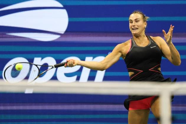 September 4, 2025, New York City, New York, United States: ARYNA SABALENKA during the match against J. Pegula of USA in the semifinals of US Open 2025 at the USTA Billie Jean King National Tennis Center. Queens, New York City. New York City United States - ZUMAc278 20250904_zsp_c278_018 Copyright: xMarcinxCholewinskix