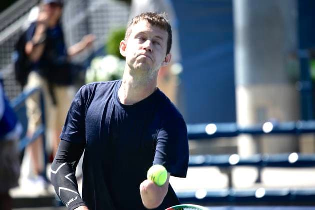 A hunt vs k. Takano in para standing t1, 1st round at us open tennis 2025. (spo) a hunt vs k. Takano in para standing t1, 1st round at us open tennis 2025. September 4, 2025, new york, usa : new zealander, a hunt (in navy blue shirt) vs japanese k. Takano (in light blue shirt ) in para standing t2-4, 1st round of us open tennis 2025. Para standing tennis is the format for people with physical impairments who want to play tennis without using a wheelchair. This includes, but not limited to, people with limb loss, limb deficiencies, cerebral palsy, acquired brain injuries or people of short stature amid the 145th us open, which is one of four annual grand slam tennis tournaments, held in late august and early september on hard courts at the usta billie jean king national tennis center in flushing meadows, queens, new york. The tournament features men s, women s, and mixed singles and doubles championships, plus wheelchair events. It is run by the united states tennis association (usta) and is the final major tournament of the year. This 2025 tournament is celebrating the 75th anniversary of althea gibson breaking the color barrier, which is being honored with a special theme and artwork for the event. Credit: niyi fote thenews2 (Foto: Niyi Fote Thenews2 imago images) SPO Copyright: xNiyixFotex