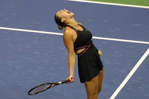 September 4, 2025, New York City, New York, United States: ARYNA SABALENKA after the match against J. Pegula of USA in the semifinals of US Open 2025 at the USTA Billie Jean King National Tennis Center. Queens, New York City. Sabalenka won 4:6, 6:3, 6:4 New York City United States - ZUMAc278 20250904_zsp_c278_022 Copyright: xMarcinxCholewinskix