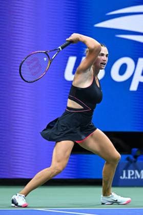 US Open - Aryna Sabalenka Semi Final Aryna Sabalenka (RUS) during her semi final round match at the 2025 US Open at Billie Jean National Tennis Center in New York City, NY, USA, on September 4, 2025. Photo by Corinne Dubreuil ABACAPRESS.COM New York City United States  Copyright: xDubreuilxCorinne ABACAx