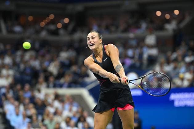 US Open - Aryna Sabalenka Semi Final Aryna Sabalenka (RUS) during her semi final round match at the 2025 US Open at Billie Jean National Tennis Center in New York City, NY, USA, on September 4, 2025. Photo by Corinne Dubreuil ABACAPRESS.COM New York City United States  Copyright: xDubreuilxCorinne ABACAx