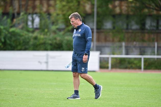 Coach Dieter Hecking VfL Bochum after the match 04 09 2025, Football 2 Bundesliga, Season 2025 2026, Test match, VfL Bochum MSV Duisburg 1 0 Bochum North Rhine-Westphalia Germany Team2