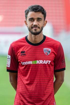 FC Ingolstadt 04 3 Liga, Porträttermin 2025 2026, Fredrik Carlsen 8, FCI 3 Liga FC Ingolstadt 04 season 2025 2026 Porträttermin 2025 2026