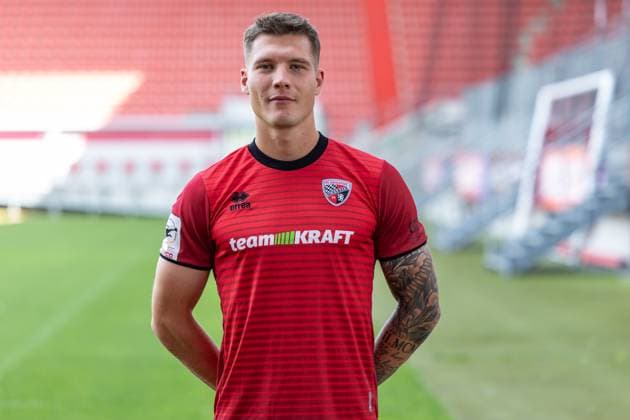FC Ingolstadt 04 3 Liga, Porträttermin 2025 2026, Jonas Scholz 15, FCI 3 Liga FC Ingolstadt 04 season 2025 2026 Porträttermin 2025 2026