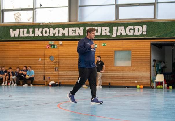 Handball, Men, Season 2025 2026, DAIKIN Handball Bundesliga, Füchse Berlin, Training, Coach Nicolej Krickau Füchse Berlin , 05 09 2025, Copyright: xSebastianxRäppold MatthiasxKochx