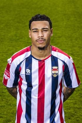 TILBURG, 04-09-2025 , Koning Willem II stadium , season 2025 2026 , Dutch Keuken Kampioen Divisie football , Photocall Willem II , picture shows Willem II player Emilio Kehrer Photocall Willem II  x30856200x Copyright: