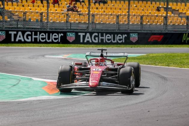 Formula 1 Pirelli Gran Premio d’Italia 2025 Alexis Perrin OVERTAKE MAXPPP - 05 09 2025 16 LECLERC Charles (mon), Scuderia Ferrari HP, action at the Formula 1 Pirelli Gran Premio d’Italia 2025, the 16th round of the 2025 FIA Formula 1 World Championship, WM, Weltmeisterschaft at Autodromo Nazionale Monza in Monza, Italy, from 04 to 07 September 2025  Copyright: xOVERTAKE MAXPPPxAlexisxPerrinx OVT202509059186 OVT202509059186