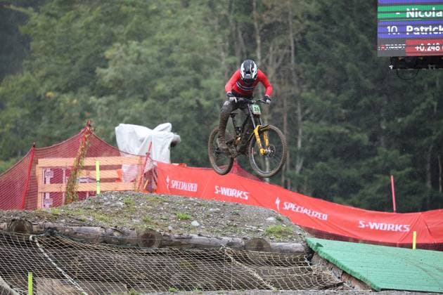 05 09 2025, ChampÃ ry, ChampÃ ry 2025 UCI Mountain Bike World Championships, Nicolai Grip Haglev NOR during the Junior Men s Downhill qualification ChampÃ ry Grand Paradis Valais Switzerland Copyright: xJustPictures.ch FrancescoxMinghettix jp-en-FrMi-MNG_3147