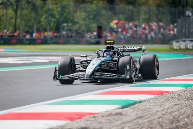 Formula 1 Pirelli Gran Premio d’Italia 2025 Alexis Perrin OVERTAKE MAXPPP - 05 09 2025 12 ANTONELLI Andrea Kimi (ita), Mercedes AMG Petronas, action at the Formula 1 Pirelli Gran Premio d’Italia 2025, the 16th round of the 2025 FIA Formula 1 World Championship, WM, Weltmeisterschaft at Autodromo Nazionale Monza in Monza, Italy, from 04 to 07 September 2025  Copyright: xOVERTAKE MAXPPPxAlexisxPerrinx OVT202509059282 OVT202509059282