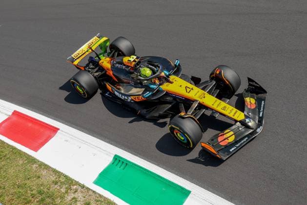 Lando Norris McLaren Formula 1 Team 4 , 1 Free Practice, Italian Grand Prix, Motorsport, Men, Formula 1, 05 09 2025 Monza Lombardy Italy Copyright: xkolbert-press ChristianxKolbertx