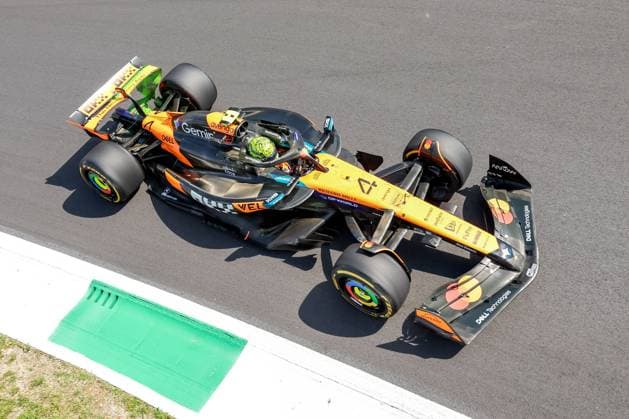 Lando Norris McLaren Formula 1 Team 4 , 1 Free Practice, Italian Grand Prix, Motorsport, Men, Formula 1, 05 09 2025 Monza Lombardy Italy Copyright: xkolbert-press ChristianxKolbertx