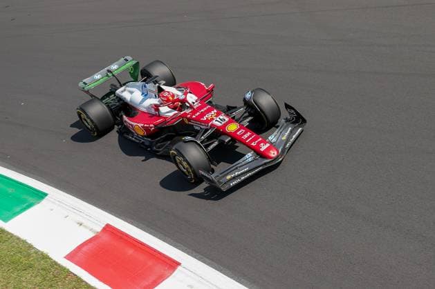 Charles Leclerc Scuderia Ferrari HP 16 , 1 Free Practice, Italian Grand Prix, Motorsport, Men, Formula 1, 05 09 2025 Monza Lombardy Italy Copyright: xkolbert-press ChristianxKolbertx