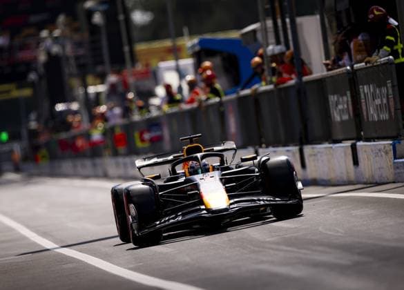 MONZA - Max Verstappen (Red Bull Racing) during the first free practice session ahead of the Italian F1 Grand Prix at the Monza Circuit. ANP SEM VAN DER WAL xVIxANPxSportx xxANPxIVx 535049564 originalFilename: 535049564.jpg