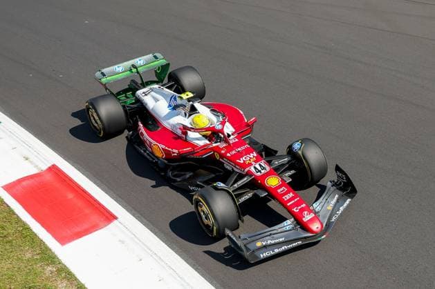 Lewis Hamilton Scuderia Ferrari HP 44 , 1 Free Practice, Italian Grand Prix, Motorsport, Men, Formula 1, 05 09 2025 Monza Lombardy Italy Copyright: xkolbert-press ChristianxKolbertx
