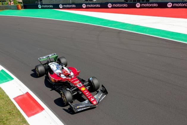 Charles Leclerc Scuderia Ferrari HP 16 , 1 Free Practice, Italian Grand Prix, Motorsport, Men, Formula 1, 05 09 2025 Monza Lombardy Italy Copyright: xkolbert-press ChristianxKolbertx